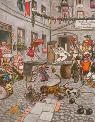 Circus Game in the Backyard