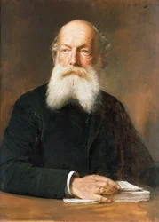 Portrait of Friedrich August Kekulé von Stradonitz, 1829-1896, 1890