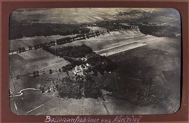 First World War: Ukraine in the years 1914-1916 during the invasion of the German army. Aerial view