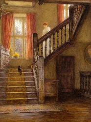 The Staircase, Whittington Court, Gloucestershire