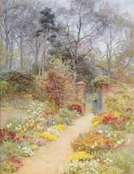 Walled Garden in Springtime