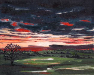 Winter Sunset, 2008