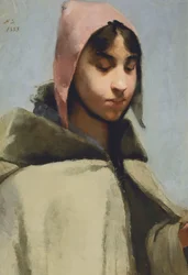 A Young Girl in French Country Dress
