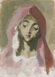 Madonna of Charity, after El Greco