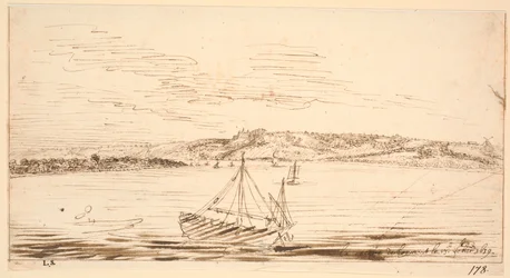 River View from Lormont, Bordeaux, Seen from the Garonne River