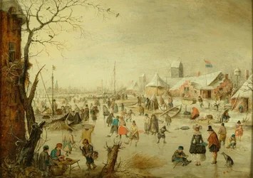 A Scene on the Ice