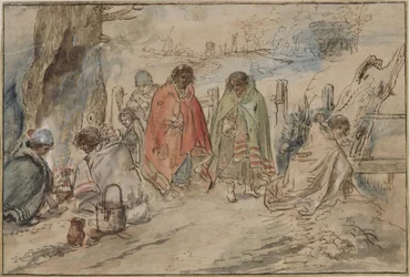 Gypsies at the Campfire