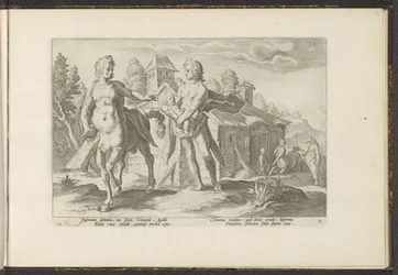 Apollo Entrusts Asclepius to Chiron