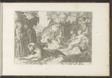 Diana Discovers the Pregnancy of Callisto (Ovid