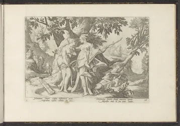 Jupiter Seduces Callisto in the Form of Diana