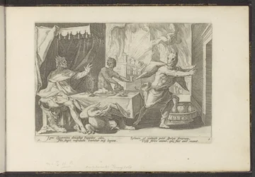 Lycaon Transformed into a Wolf