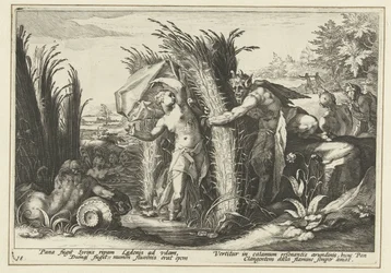 Pan and Syrinx from Ovid