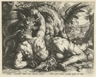 A Dragon Devouring the Companions of Cadmus