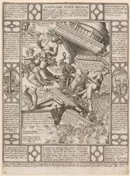 Building on Sand, Plate 7 of the Series "Allegories of the Christian Faith"
