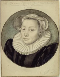 Bust Portrait of Styntje van Poelenburg-Vrouws, Sister of Jacob Matham