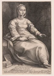 Calliope, The Muse of Epic Poetry and Eloquence, from The Nine Muses
