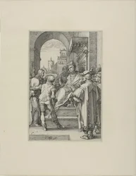 Christ Before Pilate, plate five from The Passion of Christ
