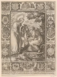 Christ as a Virtuous Example, Sheet 4 of the Series 