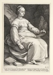 Clio, Plate 4 from the series “The Nine Muses”