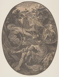 Demogorgon in the Cave of Eternity, from The Deities