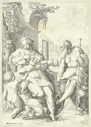 The Holy Family with the Little John
