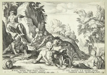 The River God Peneus Surrounded by Other Divine Figures