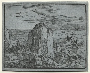 Four Small Landscapes: No.4, Cliff on the Seashore
