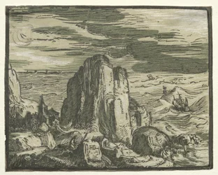 Four Small Landscapes: No. 4, Cliff on the Seashore