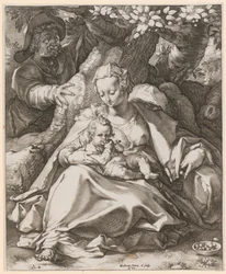 Holy Family under the Cherry Tree