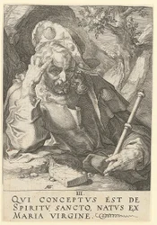 James the Elder, Plate 3 from the Series "Christ, the Twelve Apostles and Paul"