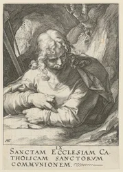 James the Younger, Plate 10 from the series "Christ, the Twelve Apostles and Paul"