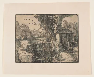 Landscape with a Waterfall
