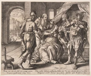 Lucretia Killing Herself, from The Story of Lucretia