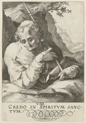 Matthew, Plate 9 of the Series “Christ, the Twelve Apostles and Paul”