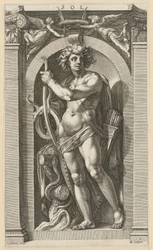 Sol, plate 5 from the series "Eight Ancient Deities"