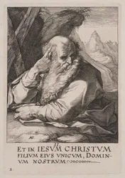 St Andrew, from Christ, the Apostles and St Paul with the Creed