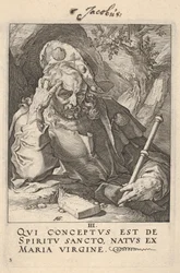 St. James the Great, from "Christ, the Apostles and St. Paul with the Creed"