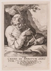 St Matthew, from Christ, the Apostles and St Paul with the Creed