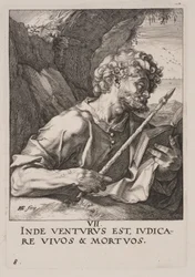 St Thomas, from Christ, the Apostles and St Paul with the Creed