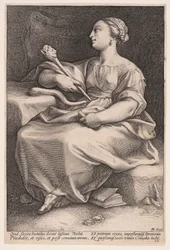 Thalia, The Muse of Comedy, from The Nine Muses