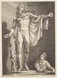 The Apollo of Belvedere, from Three Famous Antique Statues at Rome