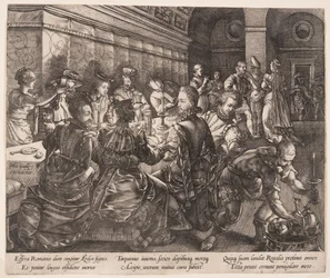 The Banquet of Tarquinius Collatinus, from The Story of Lucretia