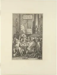 The Last Supper, plate one from The Passion of Christ