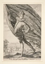 The Standard-bearer, turned to left