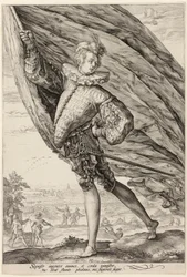The Standard Bearer, Turned to Left
