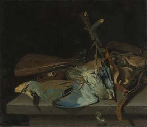 Still Life with Hunting Implements and Birds