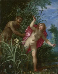 Pan Pursuing the Nymph Syrinx. Probably after 1615
