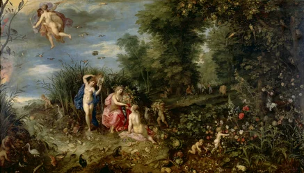 Abundance and the Four Elements, c.1615