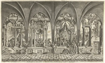 Paintings in the Refectory of St. Michael