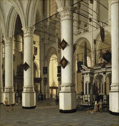 Interior of Nieuwe Kerk, Delft